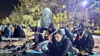 برگزاری مراسم اولین شب قدر در جوار گلزار مطهر شهدای آرامستان بهشت رضا(ع) مشهد