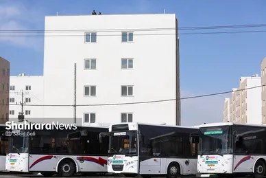رونمایی از ۲۹ دستگاه اتوبوس جدید  و محور شهید محبی