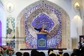 رئیس‌جمهور در مشهد: اگر نمی‌توانیم عدالت و کرامت را در جامعه پیاده کنیم، مشکل ما هستیم نه مردم+ویدئو
