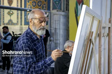 رویداد هنری «من القدس، الی القدس» در حرم مطهر رضوی