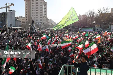 گزارش تصویری | مراسم تشییع پیکر شهدای مدافع امنیت در مشهد (۲۲ دی ۱۴۰۴) - ۴