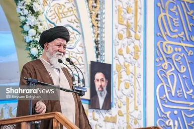 گزارش تصویری | اقامه نماز عید سعید قربان در حرم مطهر رضوی