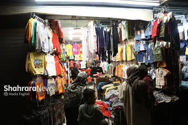 گزارش تصویری | حال‌وهوای بازار در شب‌های نزدیک به عید نوروز ۱۴۰۴