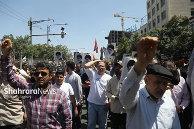 گزارش تصویری | راهپیمایی ضدصهیونیستی در مشهد (۲۳ خرداد ۱۴۰۴)