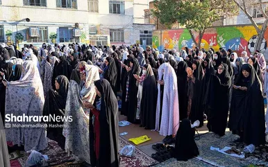 نماز عید سعید فطر مهاجران افغانستانی در محله گلشهر