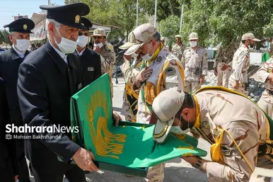 آیین دانش‌آموختگی فراگیران مرکز آموزش مرزبانی خراسان‌ رضوی‎‎