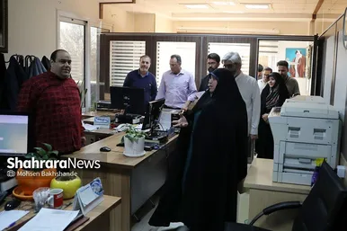 بازدید عضو شورای اسلامی شهر مشهد از موسسه فرهنگی شهرآرا