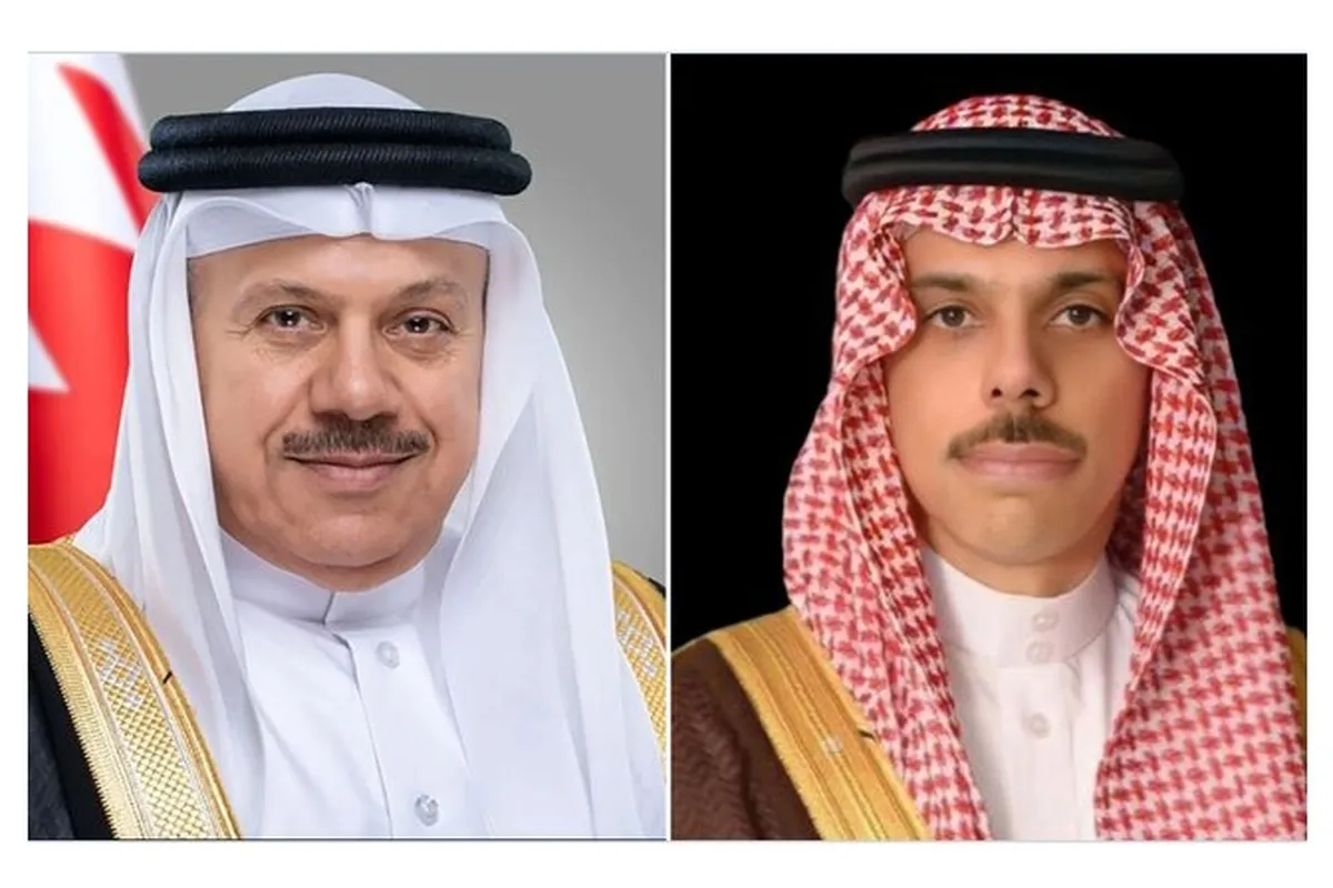 گفت‌وگوی تلفنی وزیران خارجه بحرین و عربستان درباره اوضاع منطقه
