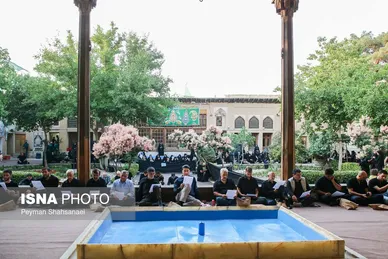 محرم ۱۴۰۴ | عکس‌هایی از عزاداری در خانه تاریخی شیخ‌الاسلام - اصفهان
