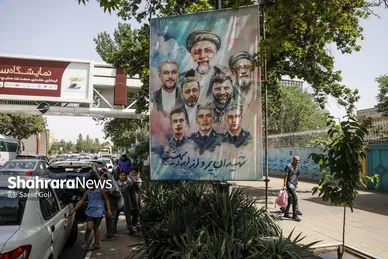 گزارش تصویری | فضاسازی شهری به مناسبت اولین سالگرد شهدای خدمت در مشهد