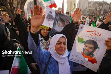 گزارش تصویری | مراسم تشییع پیکر مطهر شهید مدافع امنیت «مهدی ظریف» در مشهد ۳