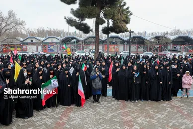 گزارش تصویری | تجمع دانشجویان مشهد در حمایت از پاسخ ایران به تجاوز آمریکایی - صهیونیستی به کشور (۱۲ اسفند ۱۴۰۴)