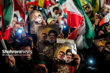 گزارش تصویری | اجتماع مردمی «بیعت با نصرالله» در مشهد