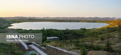 عکس‌هایی از دریاچه بزنگان در خراسان رضوی