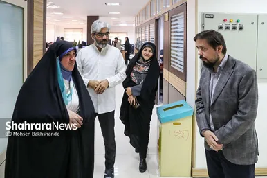 بازدید عضو شورای اسلامی شهر مشهد از موسسه فرهنگی شهرآرا