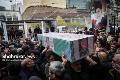 گزارش تصویری | مراسم تشییع پیکر ۸ شهید اقتدار ایران اسلامی در مشهد (۱۳ اسفند ۱۴۰۴)