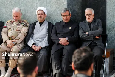 گزارش تصویری | عزاداری شهادت رهبر معظم انقلاب اسلامی، در حرم امام‌رضا (ع) - ۲
