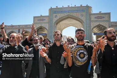 گزارش تصویری | عزاداری شهادت امام رضا (ع) در حرم مطهر رضوی