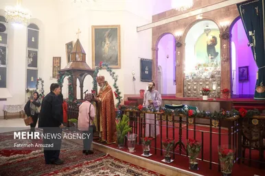 مراسم آغاز سال نو میلادی ۲۰۲۴ در تهران