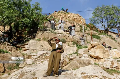 مراسم هزار دف در روستای پالنگان