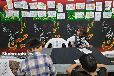 ظهر عاشورا در هیئت قندهاری‌های مشهد
