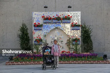 گزارش تصویری | المان‌های نوروزی ۱۴۰۴ در مشهد