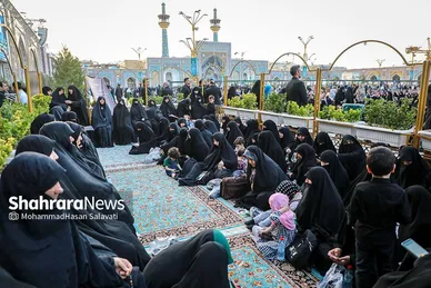 برگزاری مراسم چهلم شهدای خدمت در حرم امام‌رضا(ع) (۱۲ تیر ۱۴۰۳)