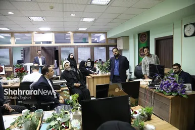 بازدید جمعی از مسئولین شهری و استانی مشهدمقدس از موسسه فرهنگی شهرآرا (۵) (۱۷ مرداد ۱۴۰۳)