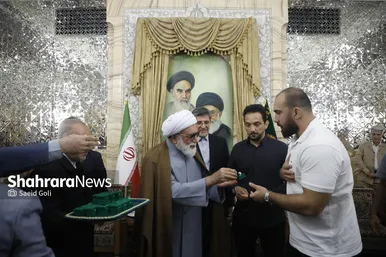 گزارش تصویری | دیدار اعضای تیم‌های ملی کشتی آزاد و فرنگی با تولیت آستان قدس رضوی