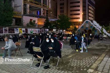 مراسم احیاء شب بیست و یک رمضان در میدان جانباز مشهد