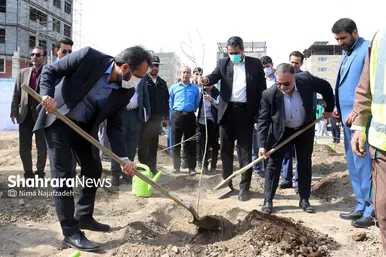 مراسم روز درختکاری در مشهد
