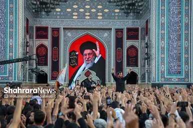 گزارش تصویری | آیین چهارپایه خوانی عصر شهادت امام رضا (ع) در حرم مطهر رضوی