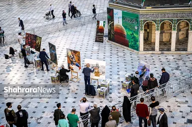رویداد هنری «من القدس، الی القدس» در حرم مطهر رضوی