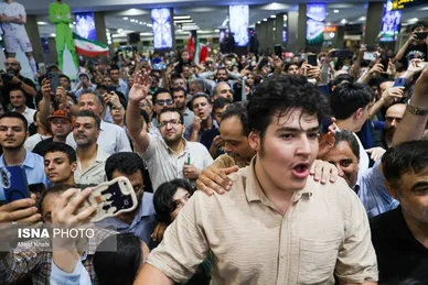 گزارش تصویری | ورود کاروان تیم ملی جمهوری اسلامی ایران به کشور
