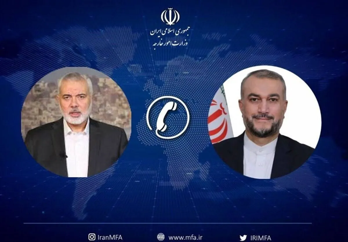 استقبال هنیه از توافق تهران - ریاض در گفتگوی تلفنی با امیرعبداللهیان+ جزئیات
