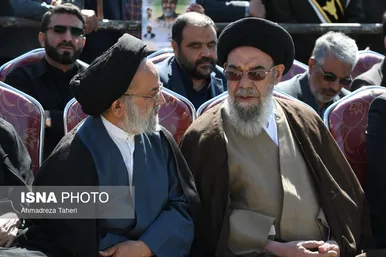 تشییع باشکوه پیکر سردار شهید زاهدی در اصفهان