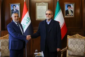 دیدار مشاور رهبر انقلاب و رئیس مجلس عراق (۱۶ بهمن ۱۴۰۳)