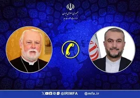 امیرعبداللهیان از مواضع پاپ در قبال بحران غزه قدردانی کرد