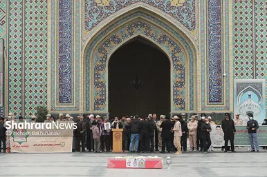 تشییع شهید مرزبانی «معین قدمیاری» در مشهد