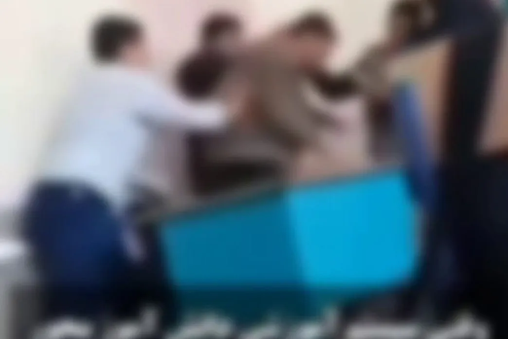 فیلم کتک خوردن معلم