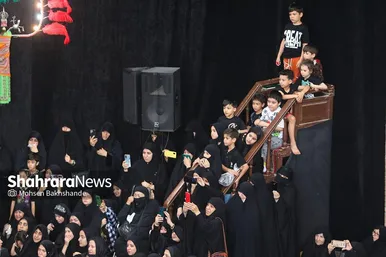 مراسم عزاداری روز دوازدهم محرم در حسینیه کرمانی‌های مشهد