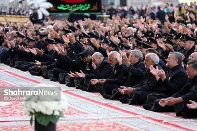 گزارش تصویری| آیین اذن عزای محرم در حرم مطهر رضوی (پنجشنبه ۵ تیر ۱۴۰۴)