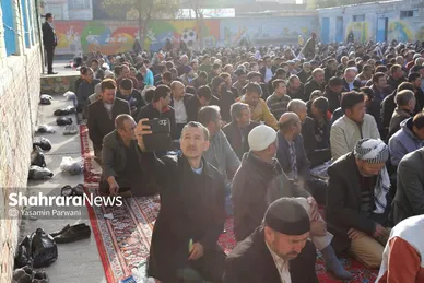 اقامه نماز عید سعید فطر در محله گلشهر (۲۲ فروردین ۱۴۰۳)