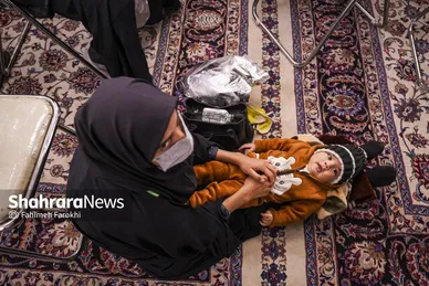 گزارش تصویری | تشّرف خانواده‌های زیارت اولی توانیاب به حرم مطهر رضوی