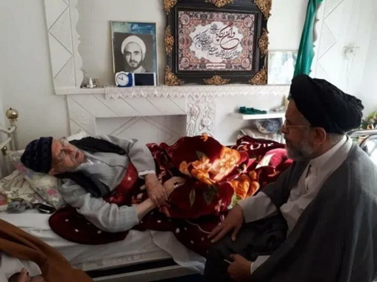 وزیر اطلاعات از آیت الله امینی نجف آبادی عیادت کرد