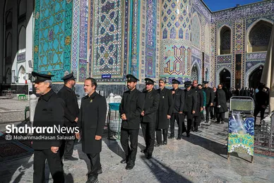 عکس‌هایی از آیین سنتی«صلا» همزمان با اولین روز ماه محرم در حرم مطهر رضوی