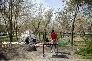روز طبیعت در کمپ غدیر مشهد
