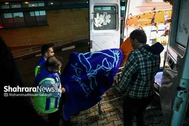بخش سوختگی بیمارستان امام رضا (ع) مشهد در شب چهارشنبه‌سوری