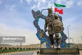 درباره  المان وطن در بوستان وکیل‌آباد مشهد | تو رستم تهمتنی
