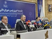 برگزاری نشست خبری رئیس شورای عالی استان‌ها | حاجی‌بگلو: مشهد نیازمند نگاه ملی مسئولان است (۱۷ آذرماه ۱۴۰۴) + فیلم